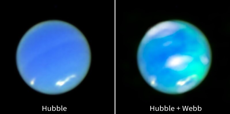 James Webb detecta auroras em Netuno pela primeira vez