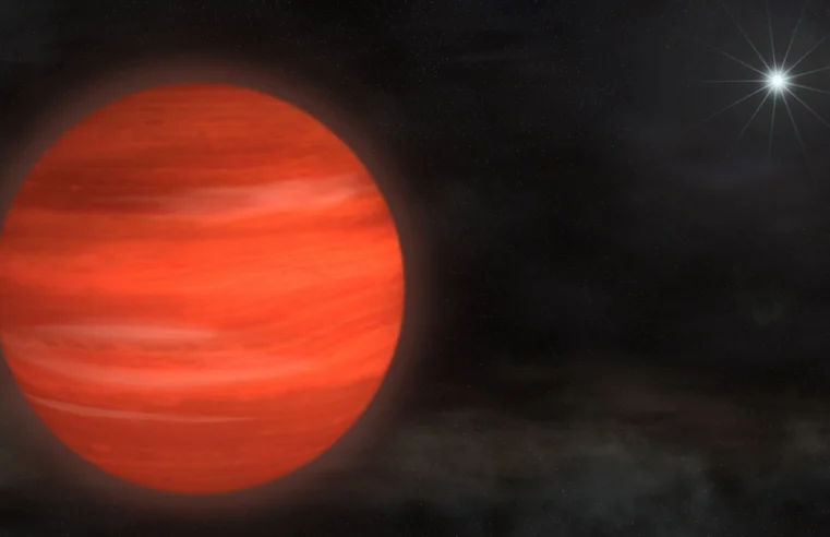 Cientistas medem os ventos violentos de um exoplaneta a 1300 anos-luz