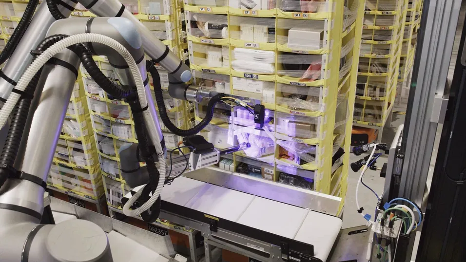 Amazon revela robô com tato que pode substituir trabalhadores humanos